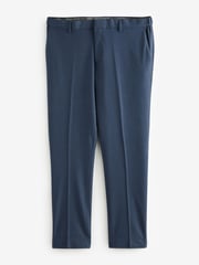 Mid Blue Slim Fit Muscle FIt Motionflex Stretch Suit Trousers - Image 7 of 9