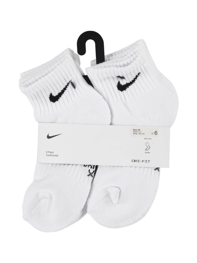 Nike White Socks 6 Pack - Image 3 of 3