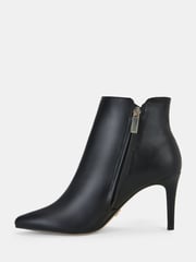 Novo Black Dekota Mid Heel Point Ruched Ankle Boots - Image 4 of 5