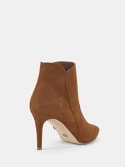 Novo Light Brown Dekota Mid Heel Point Ruched Ankle Boots - Image 5 of 5