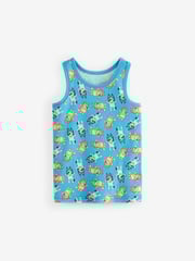 Bluey License 100% Cotton Vests 3 Pack (1.5-8yrs) - Image 2 of 6