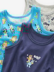 Bluey License 100% Cotton Vests 3 Pack (1.5-8yrs) - Image 6 of 6