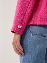 Pink Boucle Shacket - Image 4 of 6