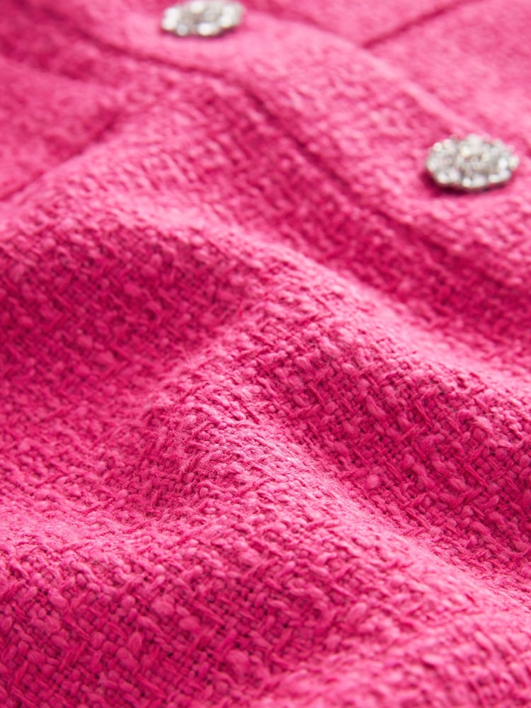 Pink Boucle Shacket - Image 6 of 6