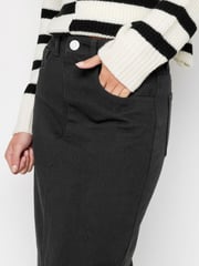 PixieGirl Petite Black Denim Midi Skirt - Image 3 of 3