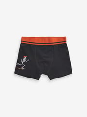 Skull Print Trunks 5 Pack (3-16yrs) - Image 4 of 8