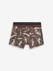 Skull Print Trunks 5 Pack (3-16yrs) - Image 5 of 8