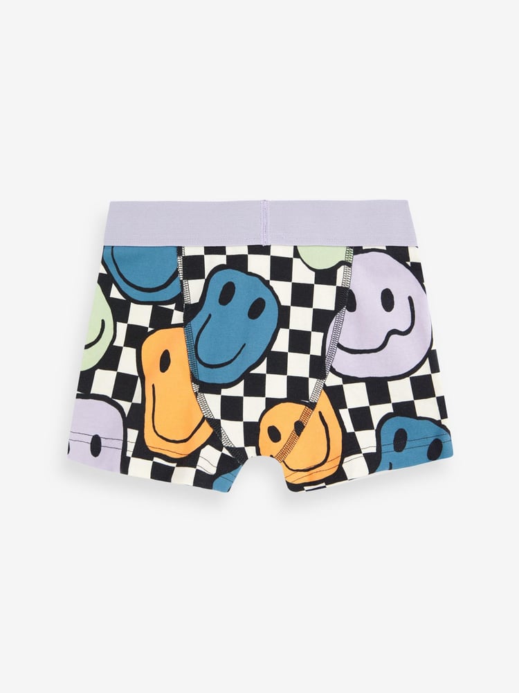 Checkerboard Smile Trunks 5 Pack (1.5-16yrs) - Image 2 of 3