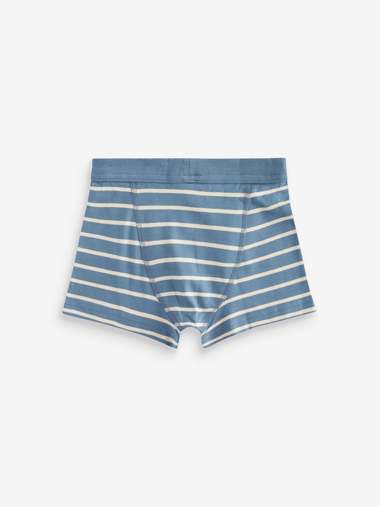 Blue Stripe Soft Waistband Trunks 7 Pack (1.5-16yrs) - Image 2 of 3