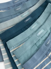 Blue Stripe Soft Waistband Trunks 7 Pack (1.5-16yrs) - Image 3 of 3