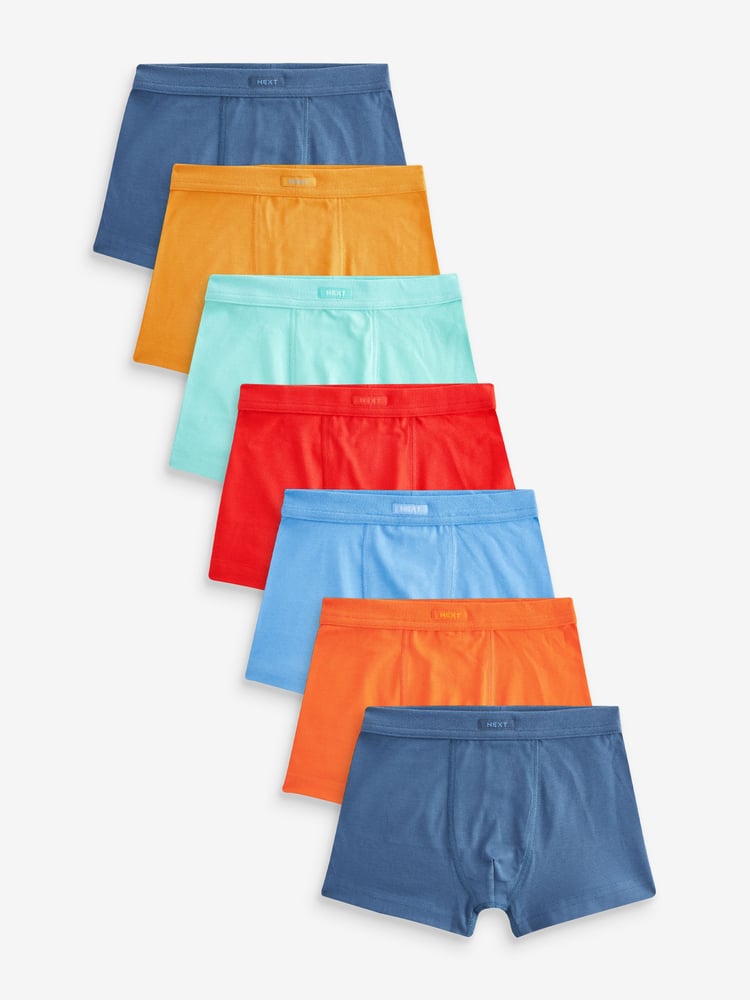 Bright Colour Soft Waistband Trunks 7 Pack (1.5-16yrs) - Image 1 of 9 Bright Colour Soft Waistband Trunks 7 Pack (1.5-16yrs) - Image 1 of 9