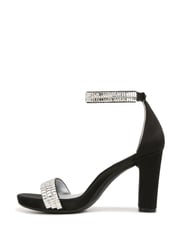 Naturalizer Joy Sparkle Ankle Strap Heeled Black Sandals - Image 2 of 7