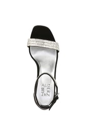 Naturalizer Joy Sparkle Ankle Strap Heeled Black Sandals - Image 6 of 7