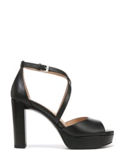 Naturalizer Melody Ankle Strap Heeled Black Sandals - Image 1 of 7