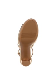 Naturalizer Melody Ankle Strap Heeled Gold Sandals - Image 7 of 7