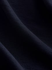 Navy Blue Sleeveless Knot Shoulder Column Maxi Dress - Image 5 of 5