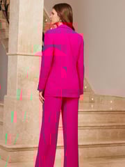 Sosandar Pink Wide Leg Trousers - Image 2 of 5