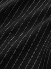 Black Stripe Jersey Blazer Mini Dress - Image 6 of 6