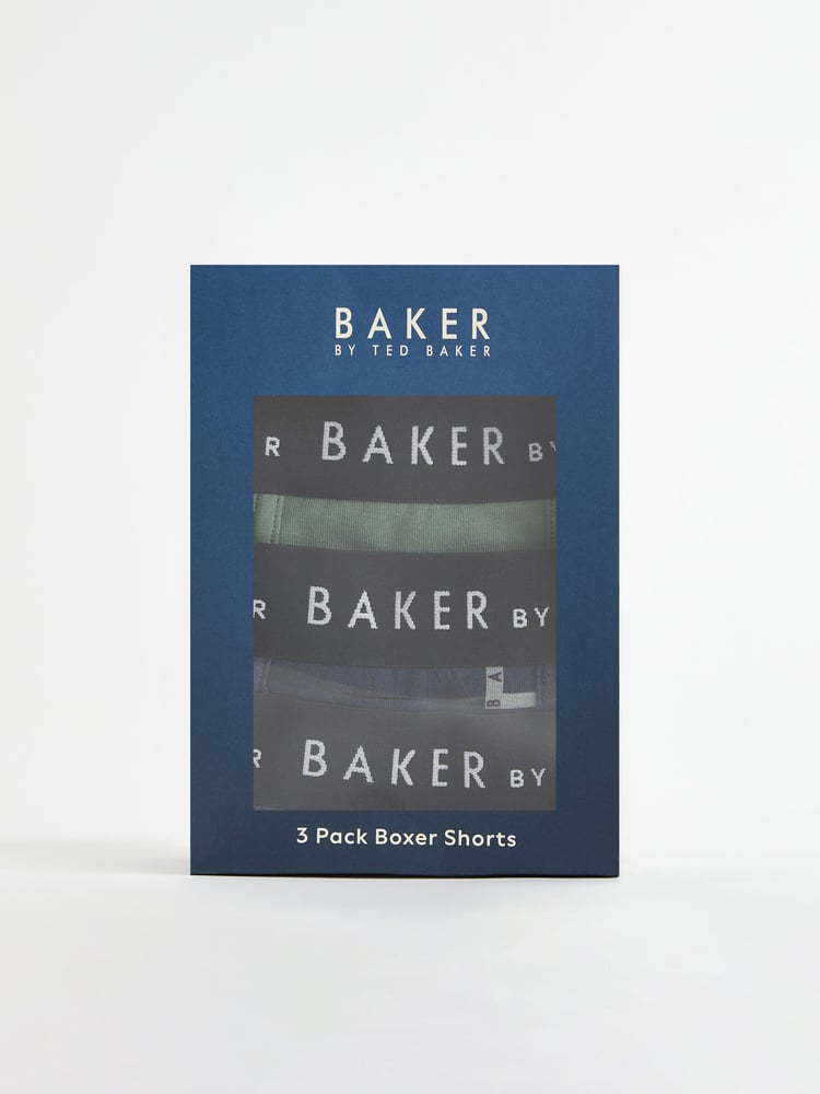 Baker by Ted Baker Boxers 3 Pack - Image 6 of 6
