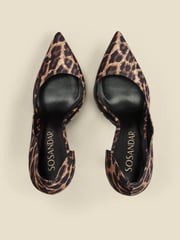 Sosandar Black Cut Out Detail Stiletto Heels Courts Shoes - Image 3 of 5