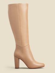 Sosandar Natural Leather Knee High Boots - Image 1 of 4