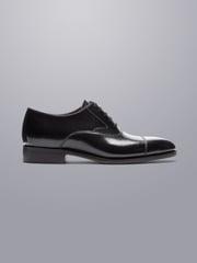 Charles Tyrwhitt Black High Shine Leather Made In England Oxford Shoes - Image 1 of 3