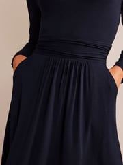 Boden Navy Blue Abigail Jersey Dress - Image 4 of 5