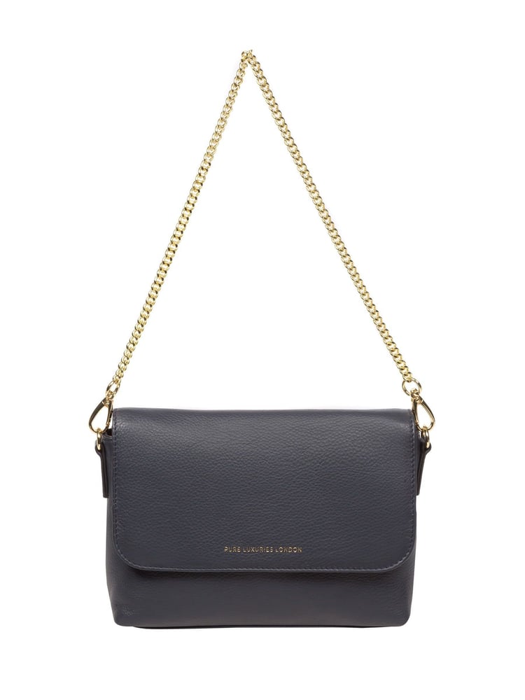 Pure Luxuries London Jazmine Nappa Leather Grab Clutch Bag - Image 1 of 7