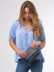 Pure Luxuries London Jazmine Nappa Leather Grab Clutch Bag - Image 3 of 7