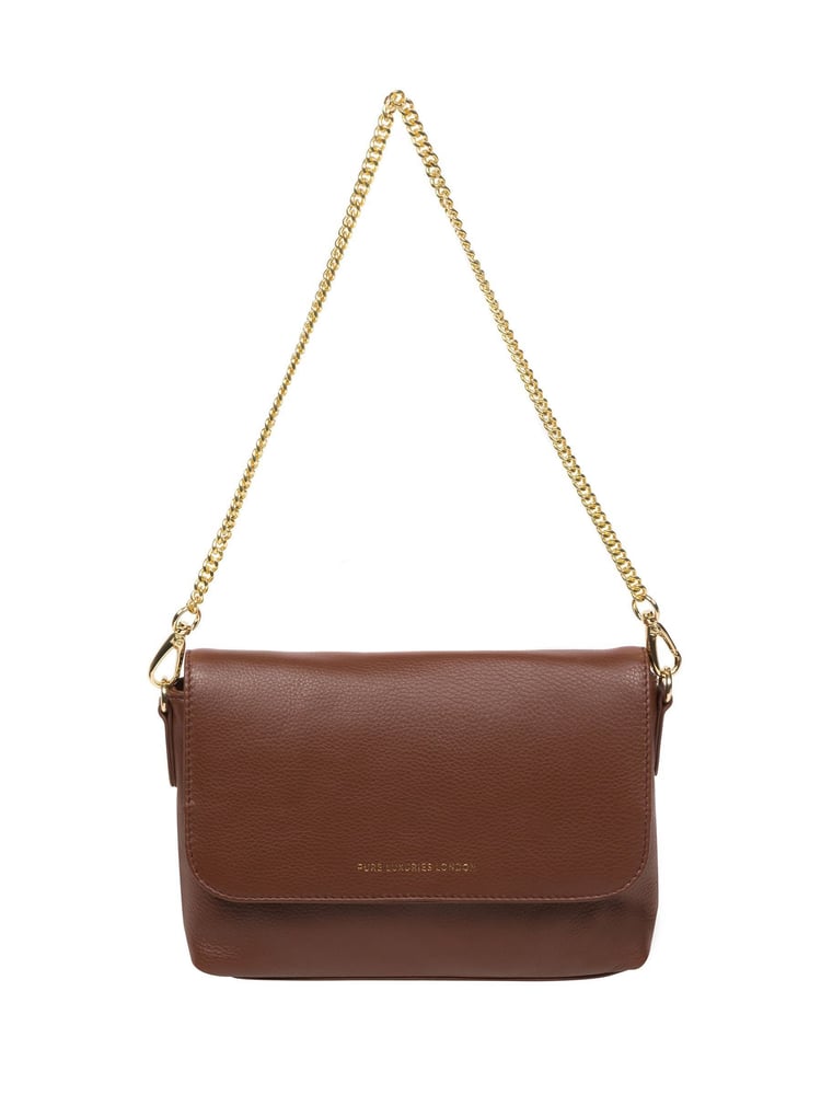 Pure Luxuries London Jazmine Nappa Leather Grab Clutch Bag - Image 1 of 8