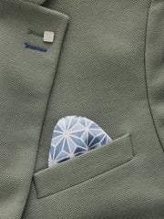 Green Slim Fit Motionflex Stretch Jersey Blazer - Image 11 of 13