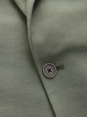 Green Slim Fit Motionflex Stretch Jersey Blazer - Image 12 of 13