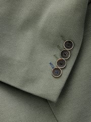 Green Slim Fit Motionflex Stretch Jersey Blazer - Image 13 of 13