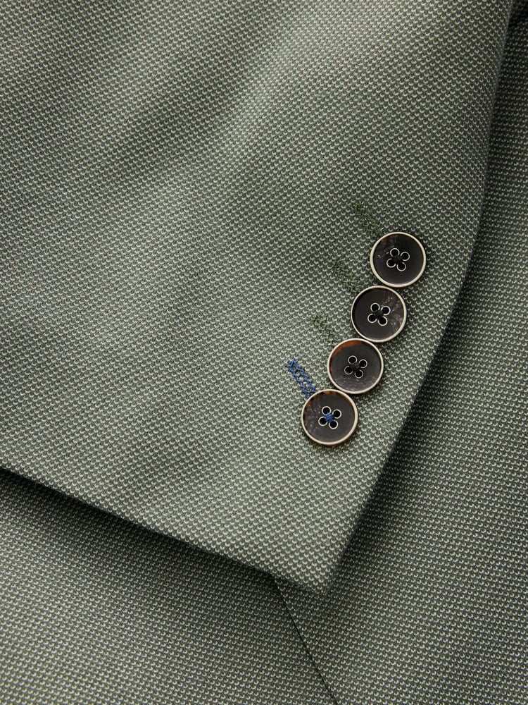 Green Slim Fit Motionflex Stretch Jersey Blazer - Image 13 of 13