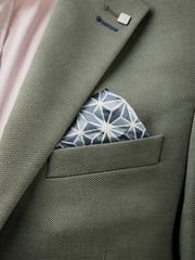 Green Slim Fit Motionflex Stretch Jersey Blazer - Image 5 of 13