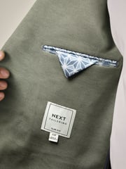 Green Slim Fit Motionflex Stretch Jersey Blazer - Image 6 of 13