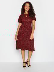 M&Co Black Printed Jersey Dress - Image 3 of 4
