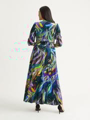 Scarlett & Jo Black Multi Print Verity Maxi Gown - Image 2 of 4
