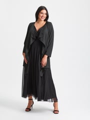 Scarlett & Jo Black Waterfall Cardigan - Image 1 of 4