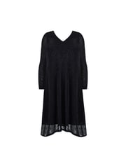 Live Unlimited Black Curve Zebra Burnout Hanky Hem Dress - Image 4 of 4