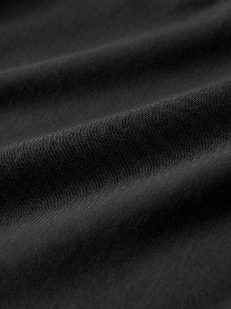 Black Puff Sleeve Mini Jersey Dress - Image 4 of 4