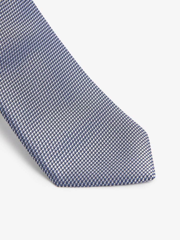 Light Blue Textured Tie - Image 2 of 3