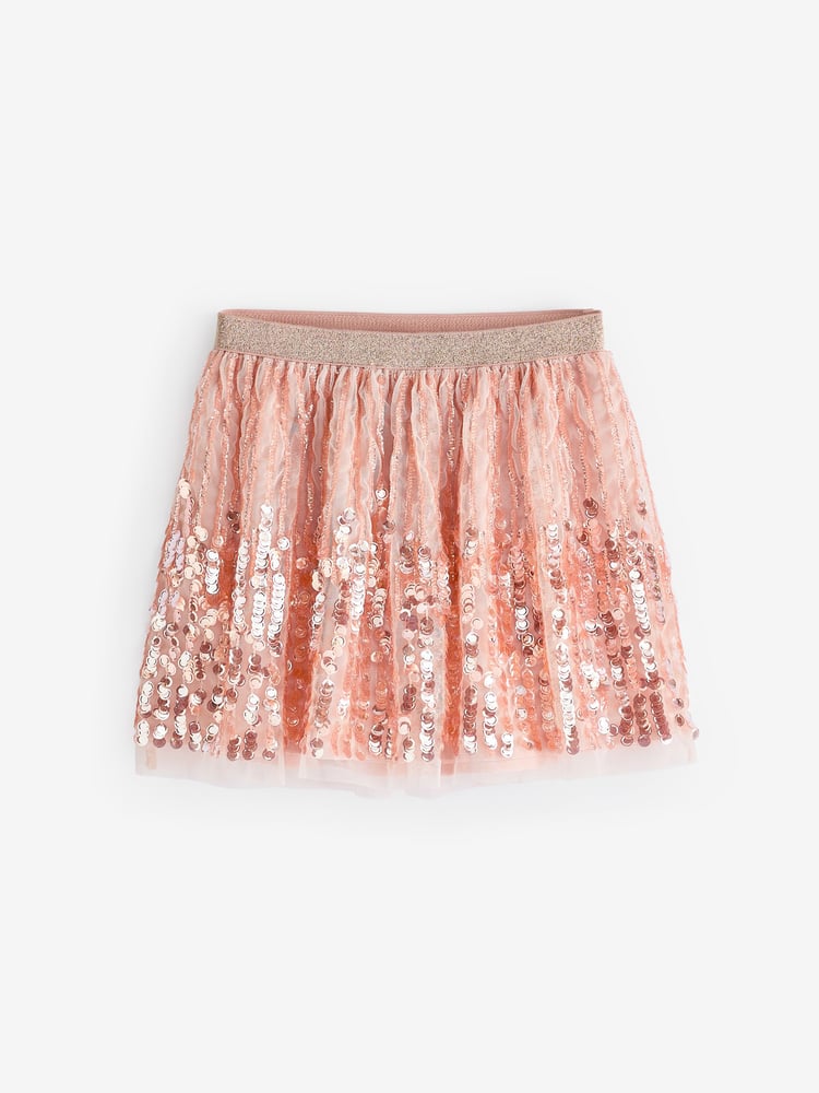 Pink Sequin Skirt (3-16yrs) - Image 2 of 3