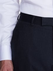 MOSS Blue Regular Fit Twill Trousers - Image 3 of 4