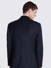 MOSS Blue Regular Fit Twill Jacket - Image 6 of 8
