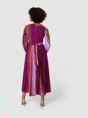 Closet London Multi Multi Print Full Skirt Wrap Midi Dress - Image 2 of 4