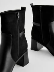 Black Forever Comfort® Buckle Ankle Boots - Image 6 of 8