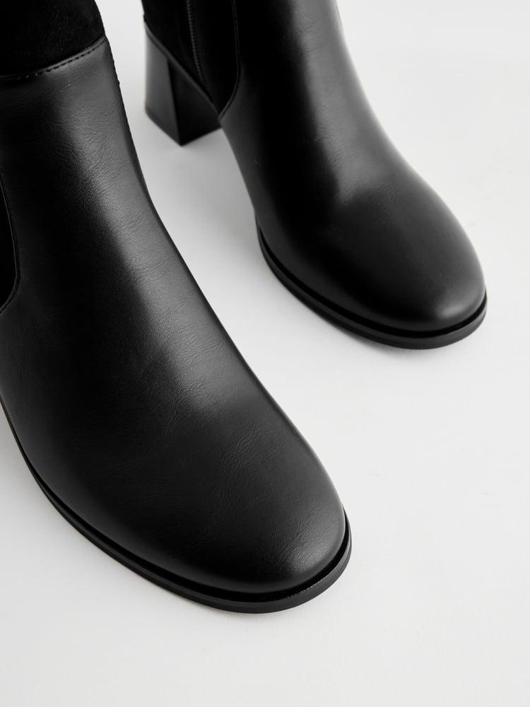 Black Forever Comfort® Buckle Ankle Boots - Image 8 of 8