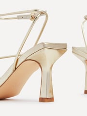 Linzi Gold Vesper Strappy Square Base Heeled Sandals - Image 5 of 5