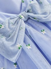 Boden Blue Bow Back Tulle Dress - Image 3 of 3